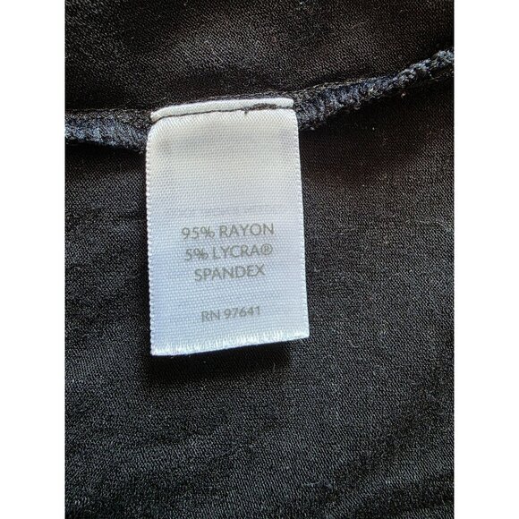 Jjill Wearever Collection Womens 2X Black & White Grid Tunic Top - Picture 5 of 7